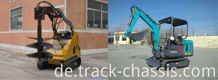 China -Lieferant Kemer Mini -Gummi -Fahrwerk/Gummiunterwagen